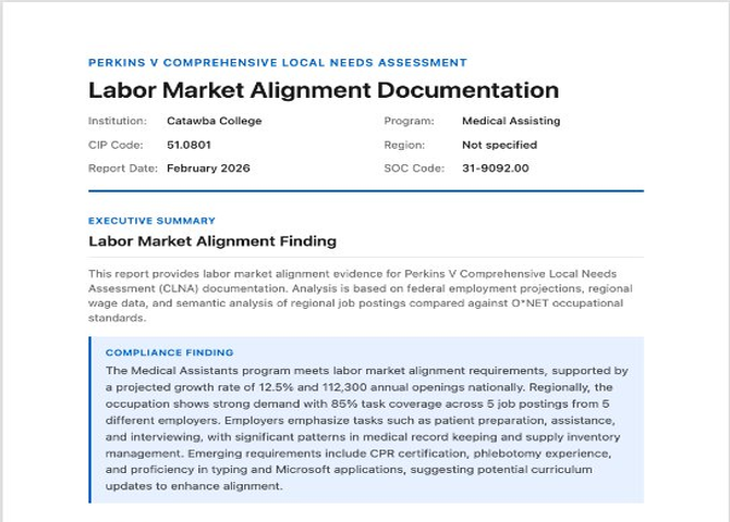 Perkins V CLNA Report